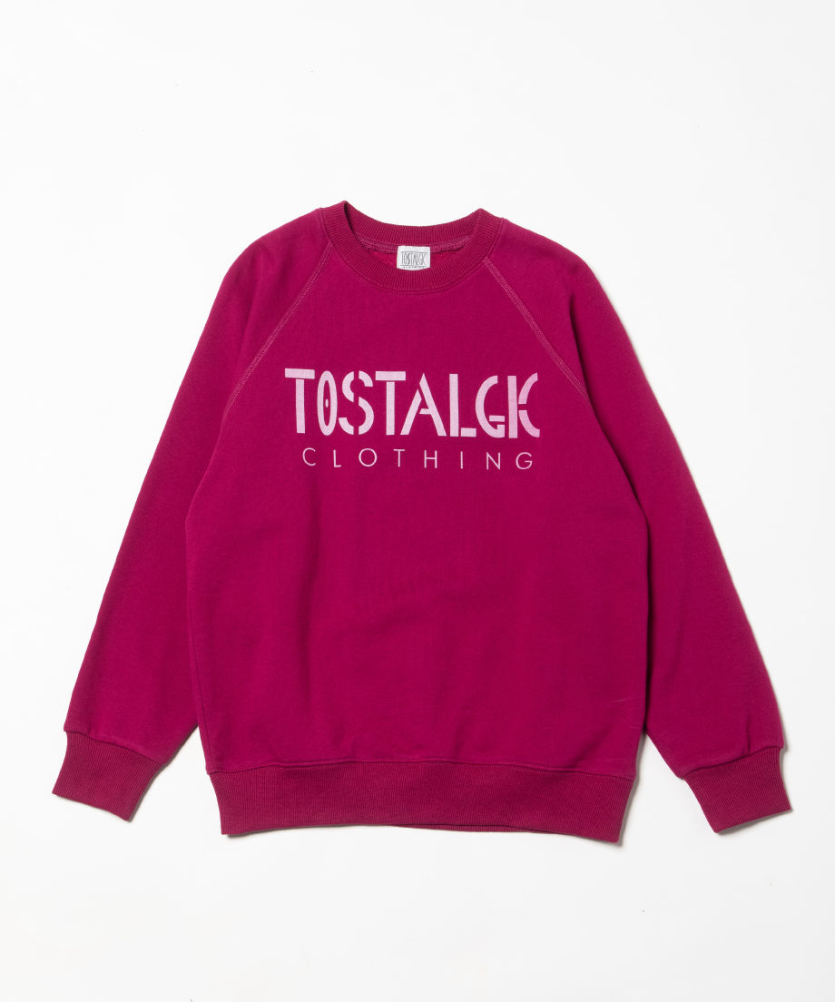 トップス Tostalgic Fitted sweatshirt / pink Fitted sweatshirt / pink | Tostalgic Clothing