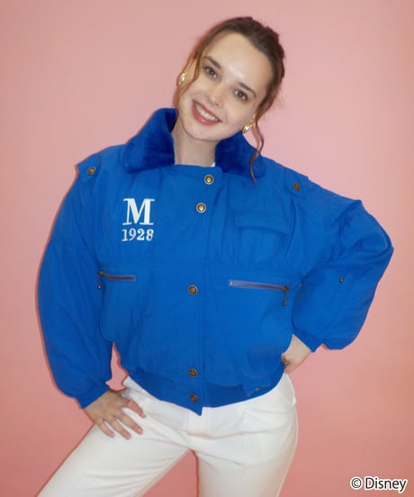 Mickey flight jacket / purple