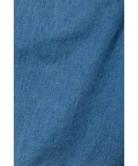 Summer denim half pants / blue