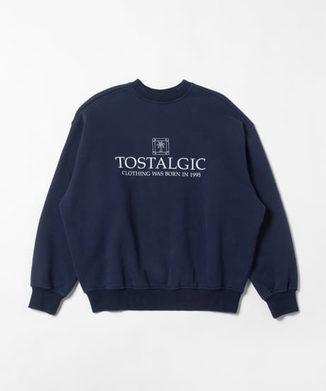 Palm tree sweatshirt / navy