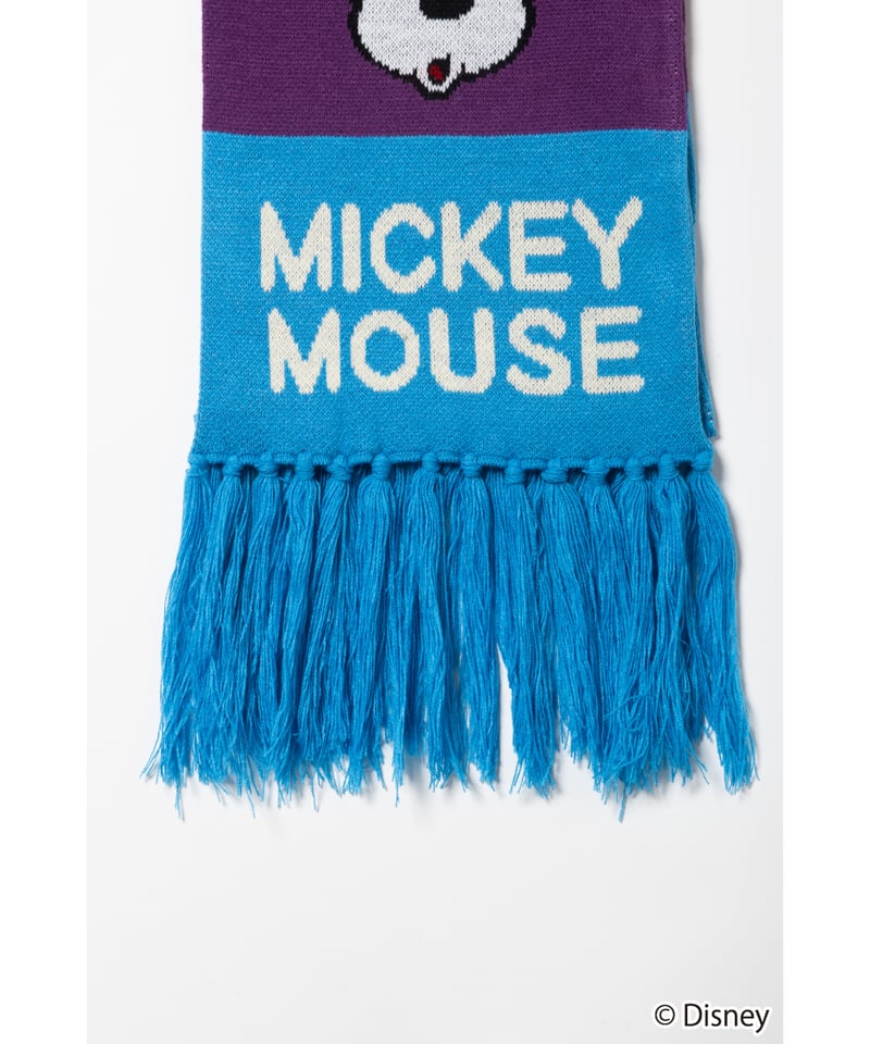 Mickey Mouse scarf / purple | Tostalgic Clothing