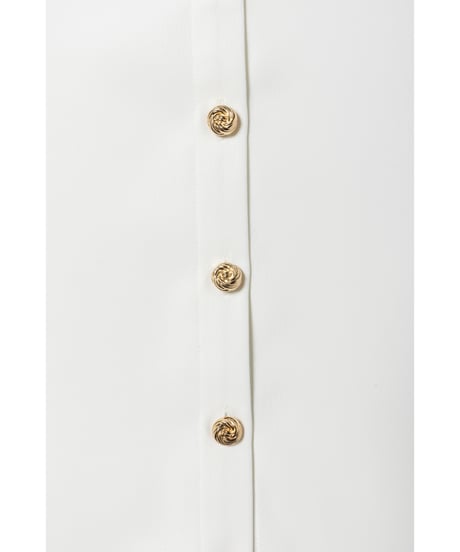 Collar blouse / white