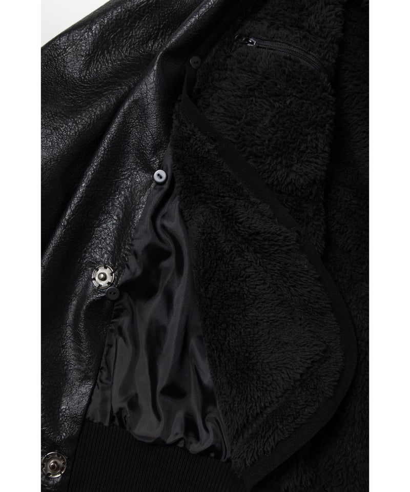 2way leather jacket / black | Tostalgic Clothing 2way leather jacket / black | Tostalgic Clothing