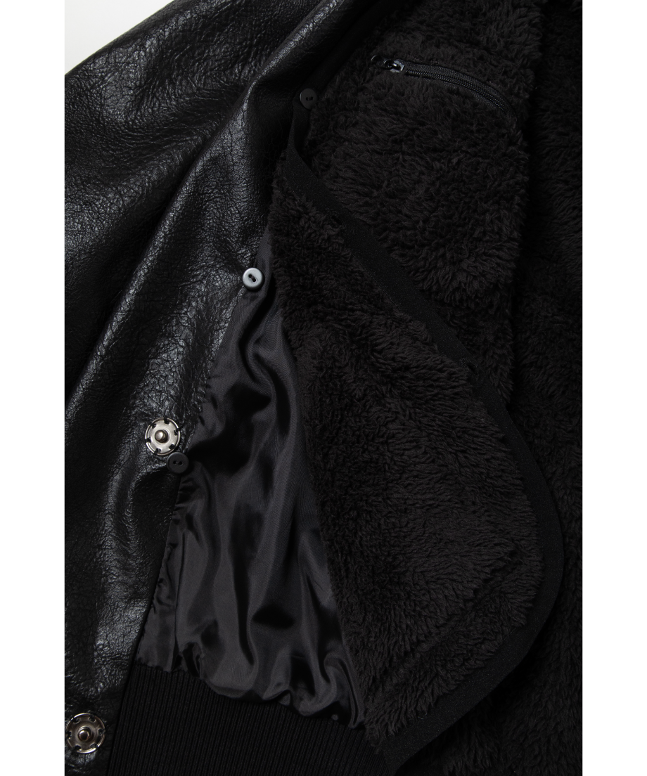 2way leather jacket / black | Tostalgic Clothing 2way leather jacket / black | Tostalgic Clothing