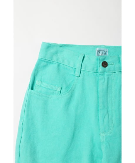 Tostalgic denim pants / blue green