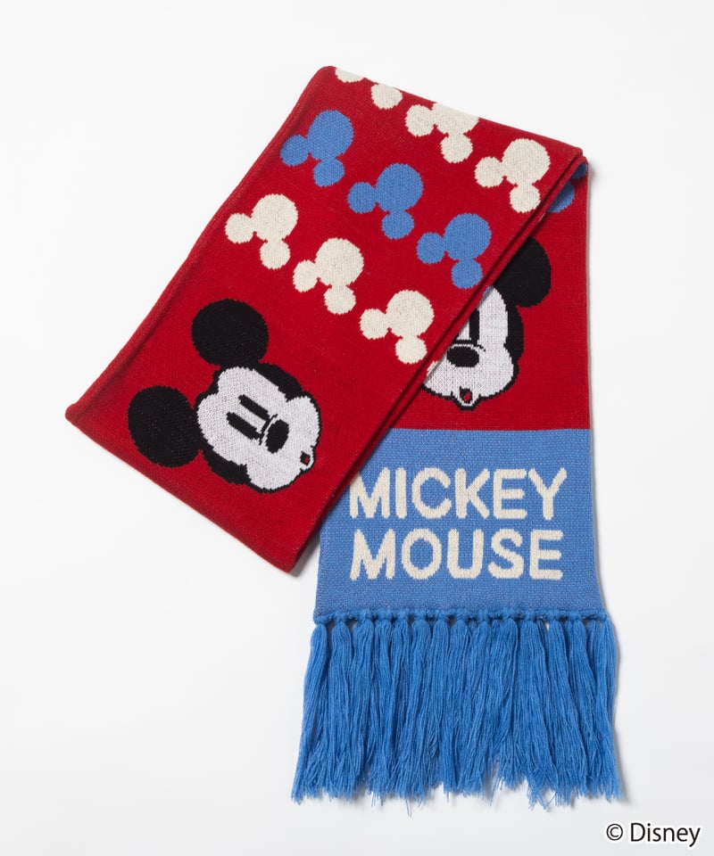 Mickey Mouse scarf / red | Tostalgic Clothing