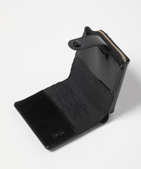 Quilted candies wallet / black