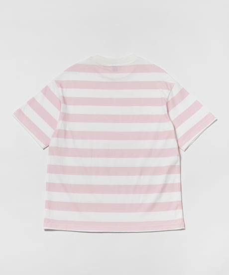 Tos logo stripe Tshirts / pink