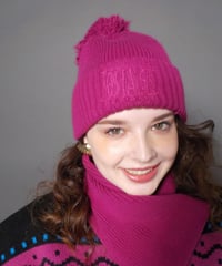 Tostalgic knit cap / pink