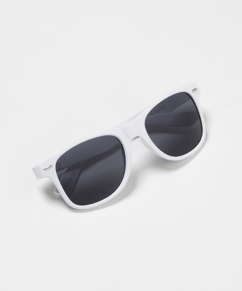 Square sunglasses / white [ Shipped in late May