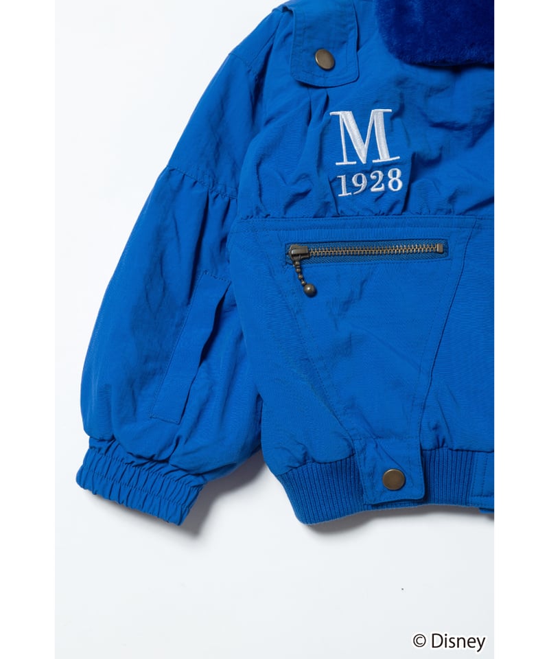 Mickey flight jacket(kids) / purple | Tostalgic