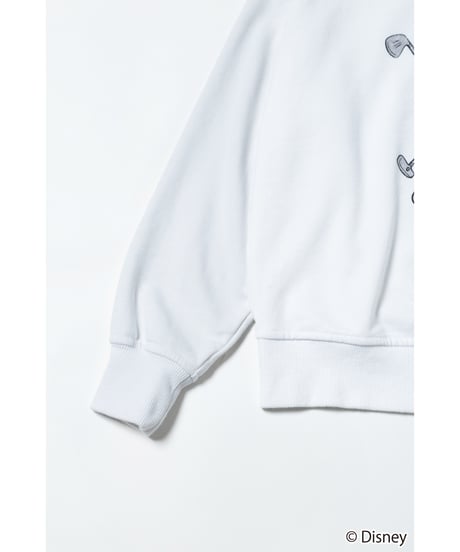 Disney sports sweatshirt(Goofy)(kids) / white
