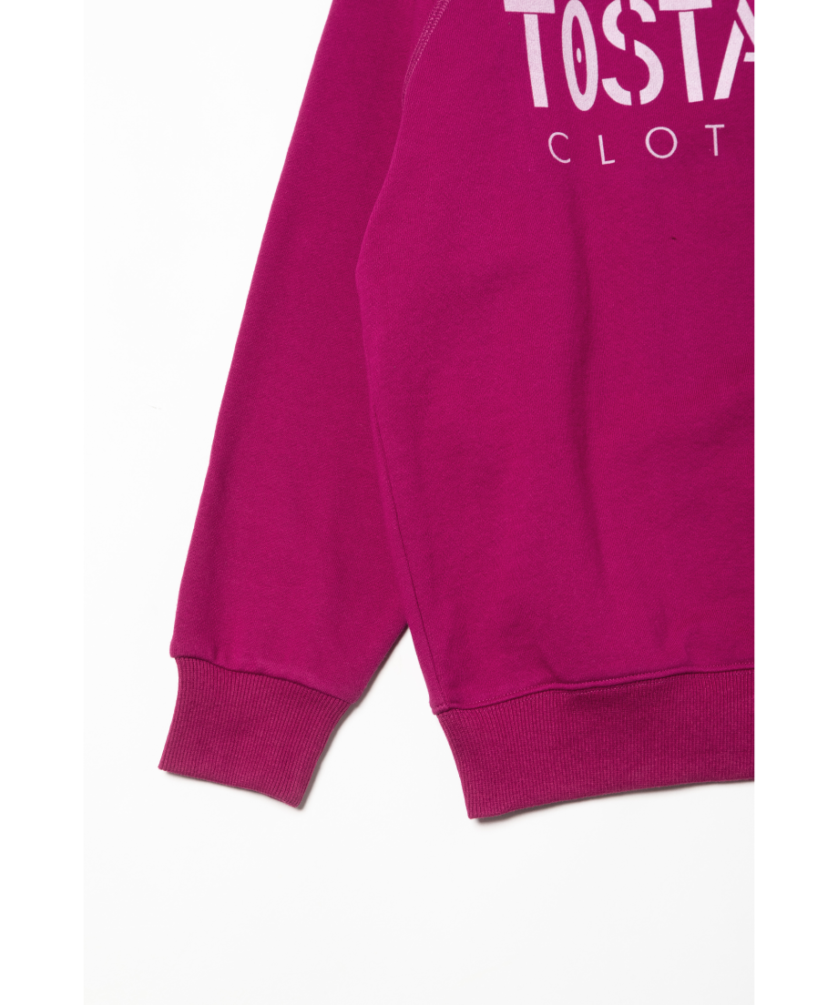 Fitted sweatshirt / pink | Tostalgic Clothing