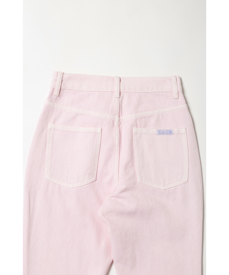 Tostalgic denim pants / pink | Tostalgic Clothing
