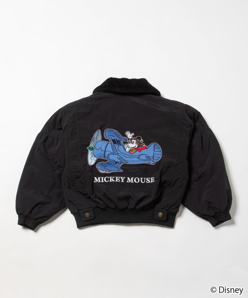 Mickey flight jacket / black | Tostalgic Clothing