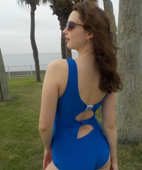 Tostalgic swimwear / purple blue