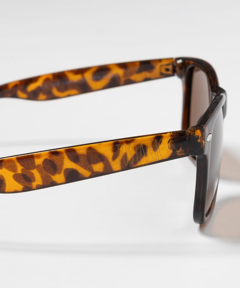 Square sunglasses / tortoiseshell [ Shipped in