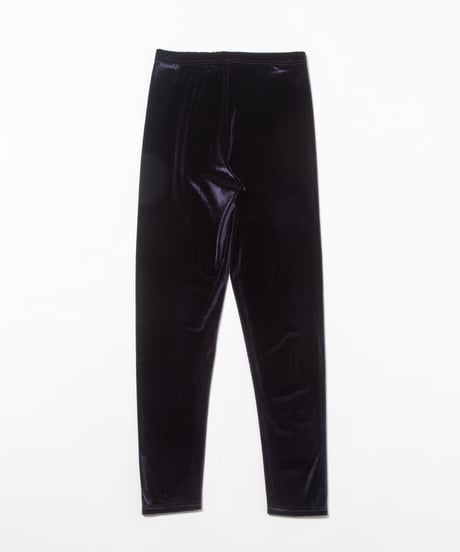 Velour leggins / blue black