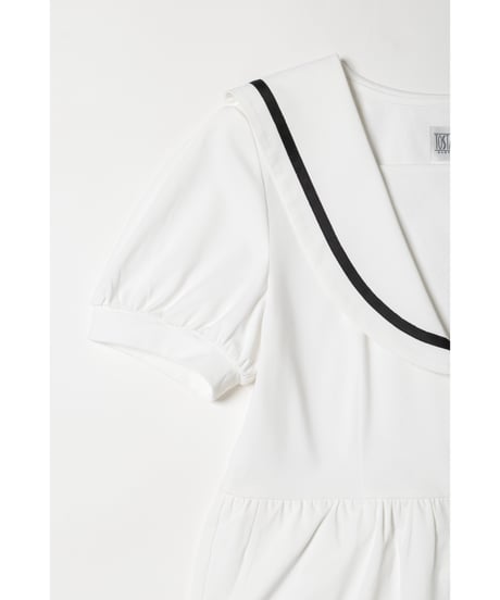 Marine rompers / white