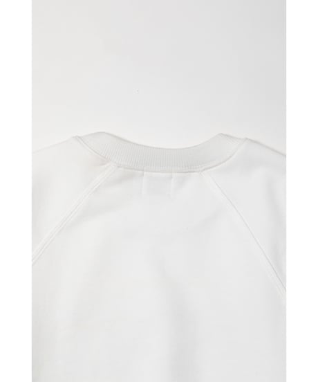 Fitted sweatshirt / white