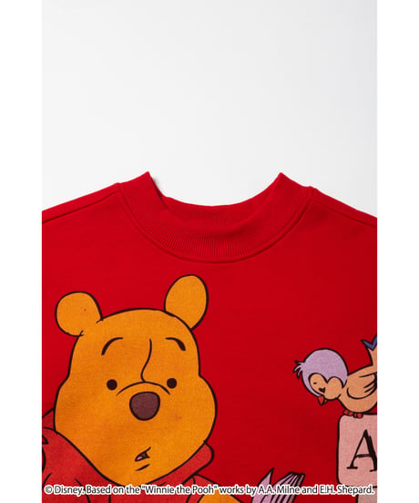 Winnie The Pooh sweatshirt / red