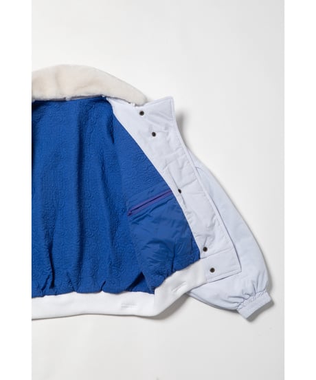 Mickey flight jacket / white