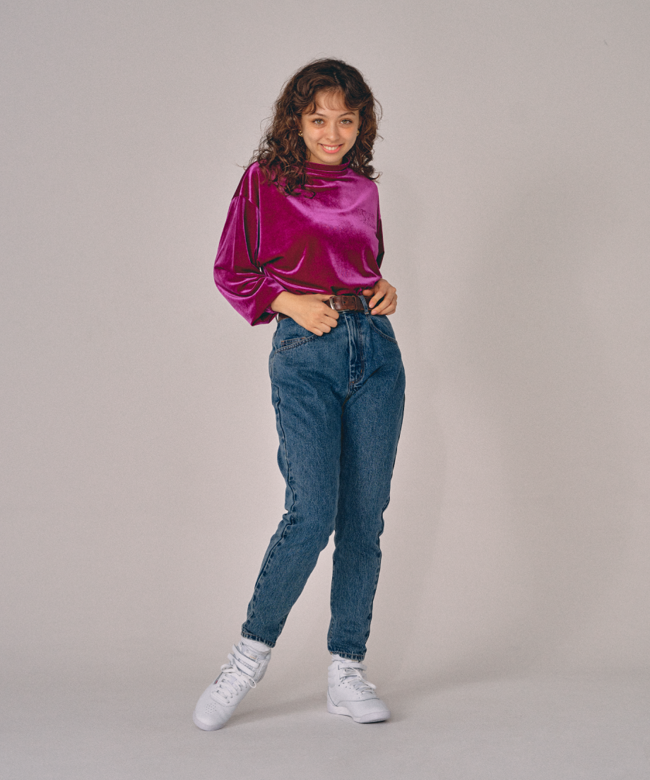 【爆買い！】 tops necked high Velours / Clo Tostalgic | pink ニット/セーター