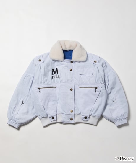 Mickey flight jacket / white