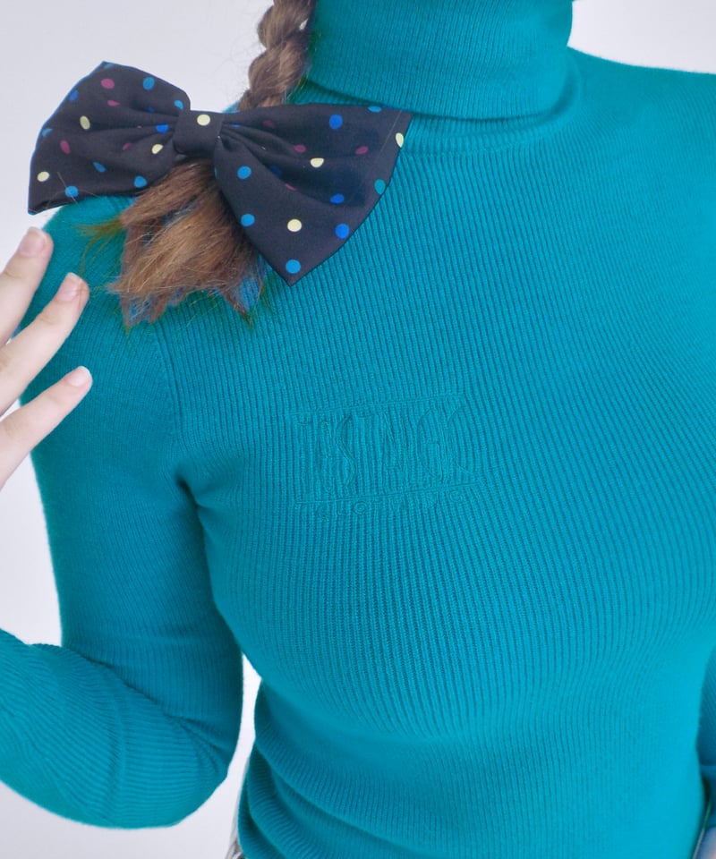 Turtle knit / blue | Tostalgic Clothing