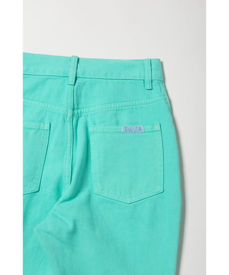 Tostalgic denim pants / blue green