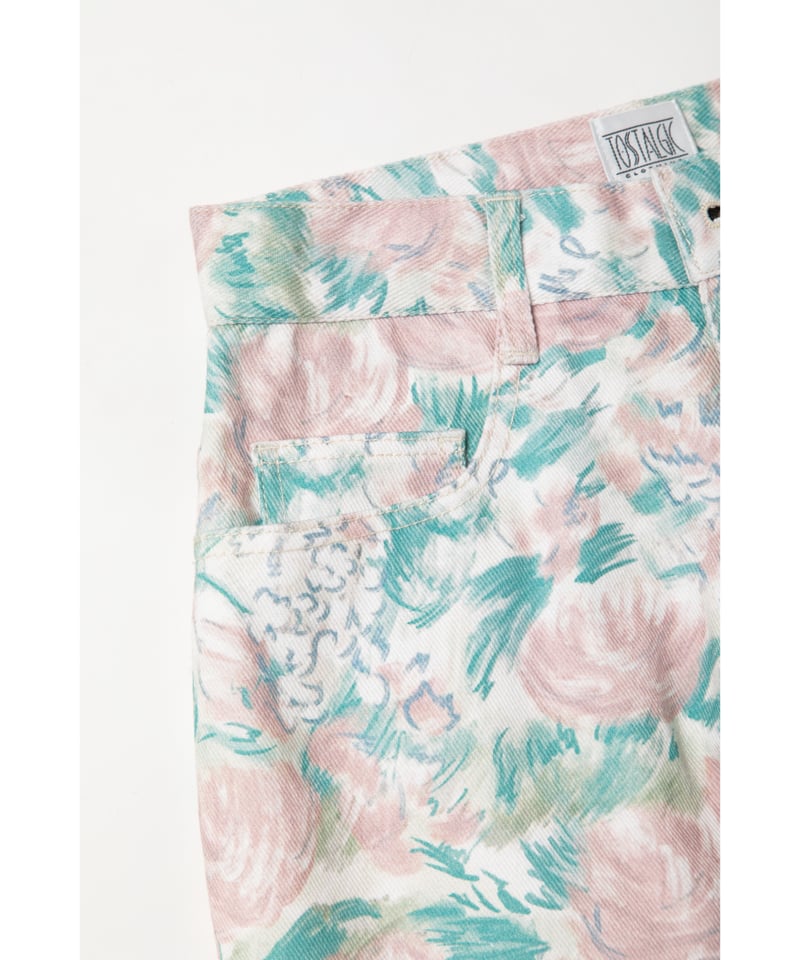 Tostalgic floral denim pants / floral | Tostalg