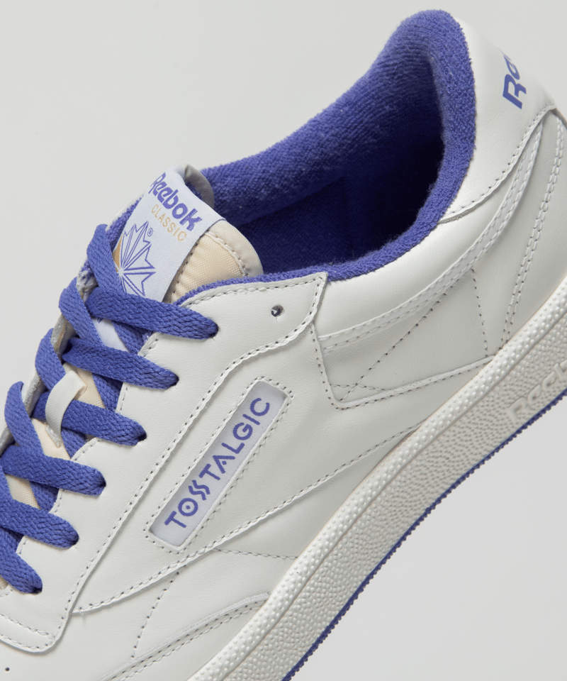 トスタルジッククロージング✖️Reebok Classic コラボスニーカー Reebok × Tostalgic Clothing / CLUB C 85 VINTAG