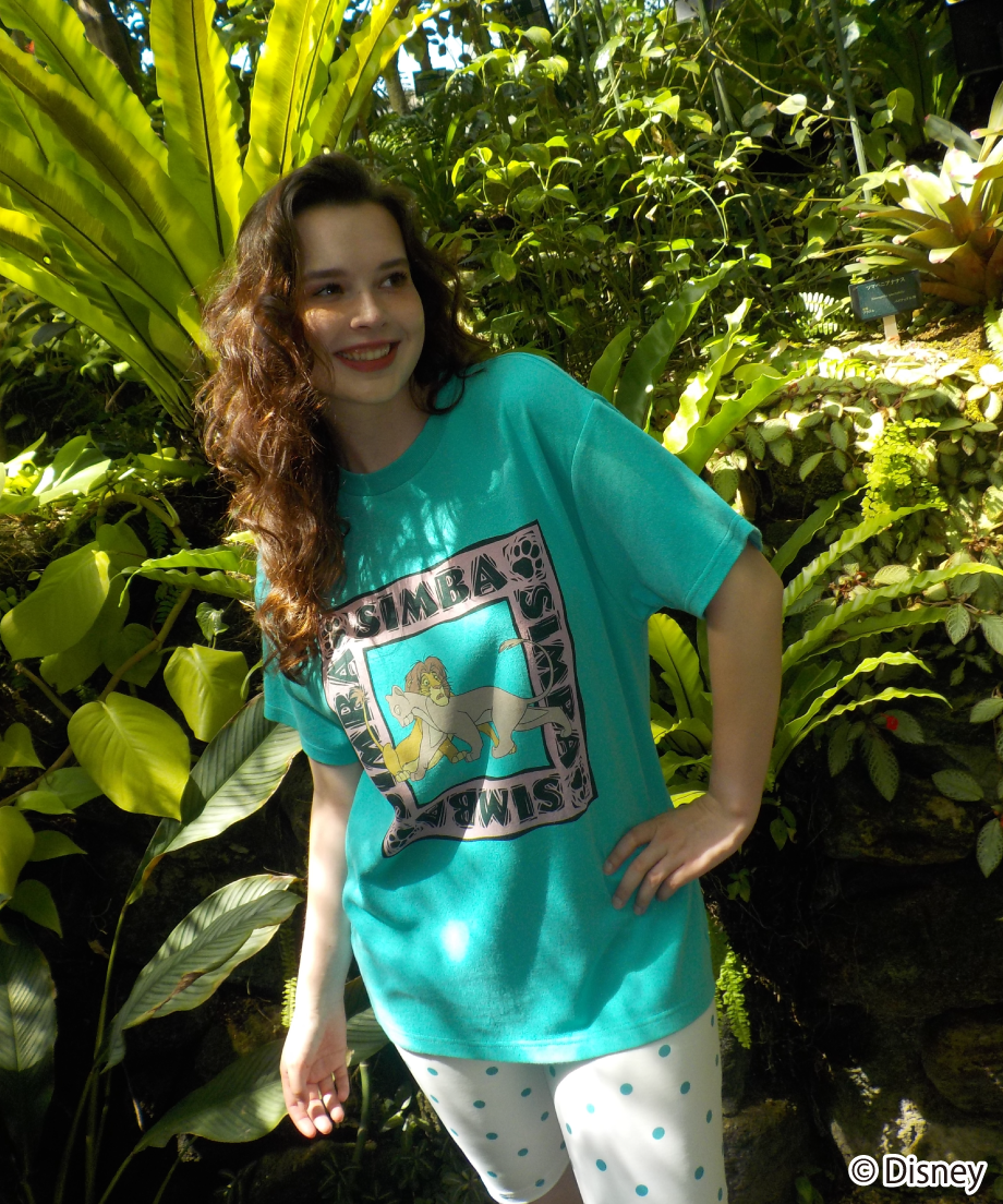 Simba and Nala / tee / green | Tostalgic Clothing