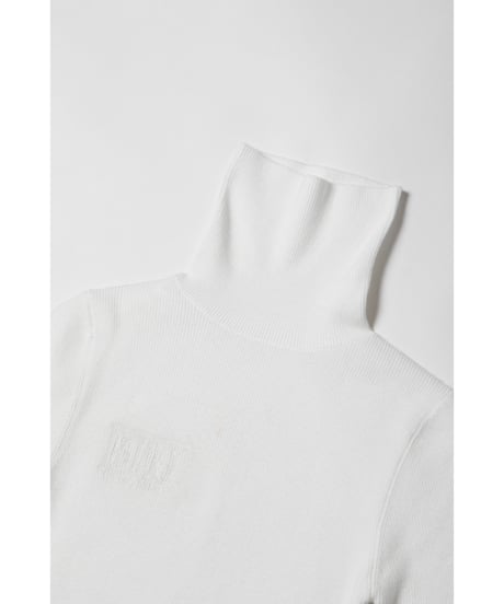 Turtle knit / white