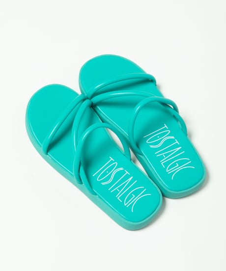 Flip flops / green