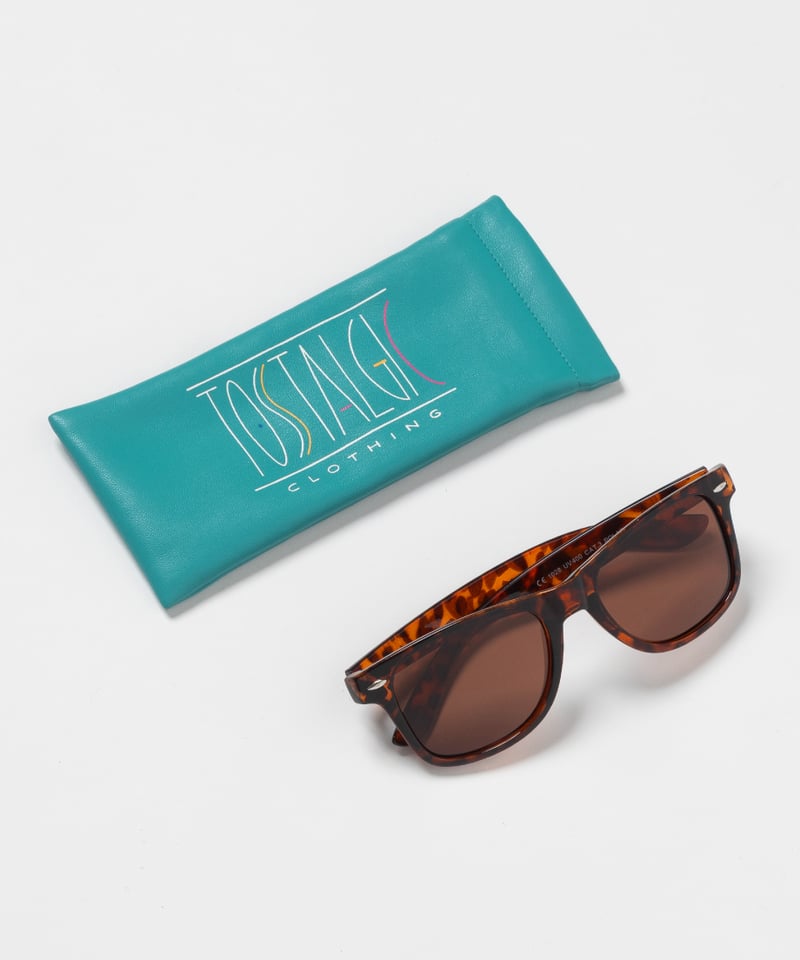 Square sunglasses / tortoiseshell [ Shipped in