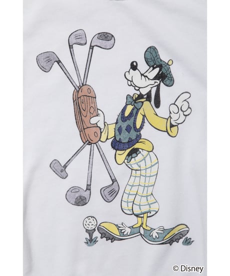 Disney sports sweatshirt（Goofy） / white