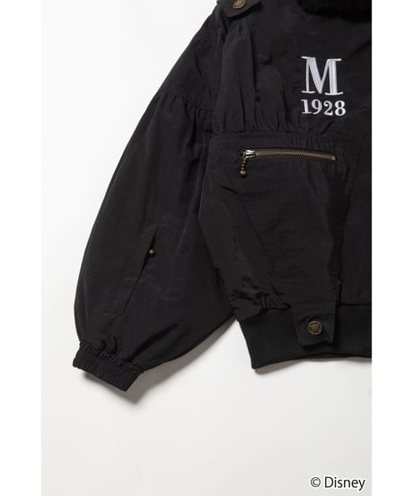 Mickey flight jacket / black