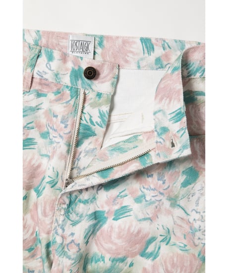 Tostalgic floral denim pants / floral