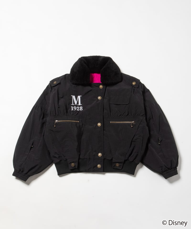 Mickey flight jacket / black | Tostalgic Clothing