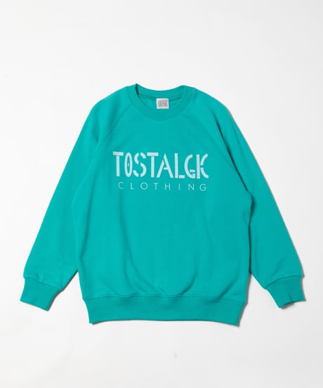 Fitted sweatshirt / blue green