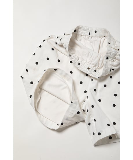 Summer half pants / polka dots