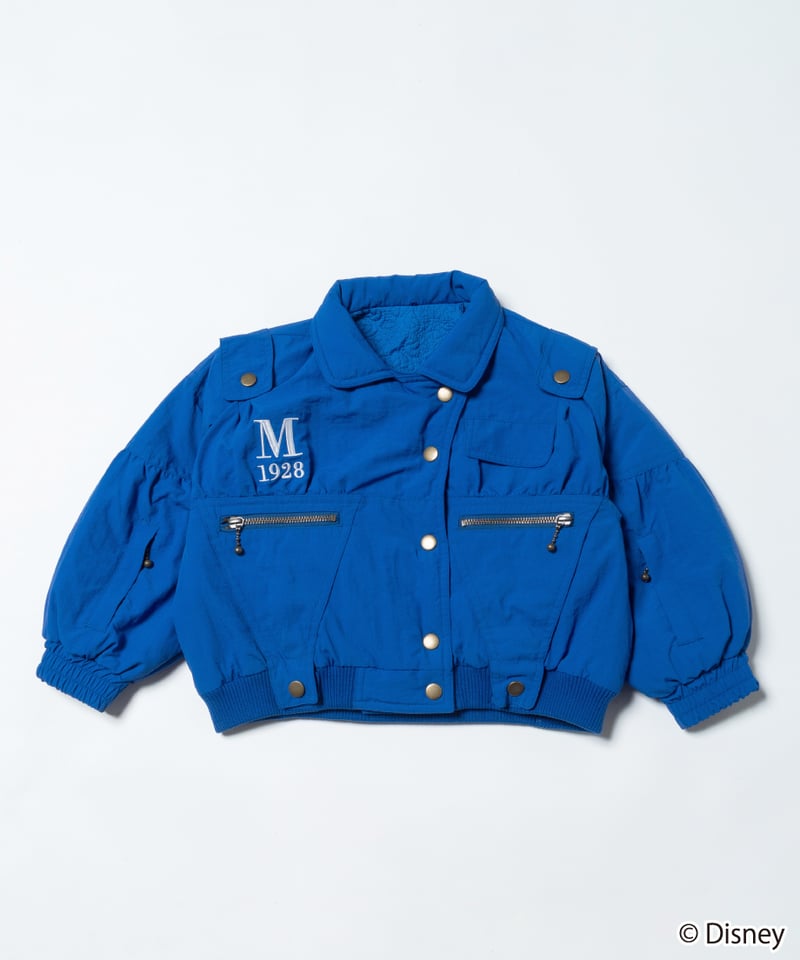 Mickey flight jacket(kids) / purple | Tostalgic