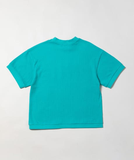 Waffle logo tee / green