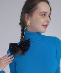 Ribbon hair barrette / colorful