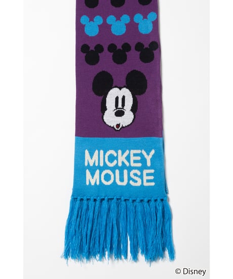 Mickey Mouse scarf / purple
