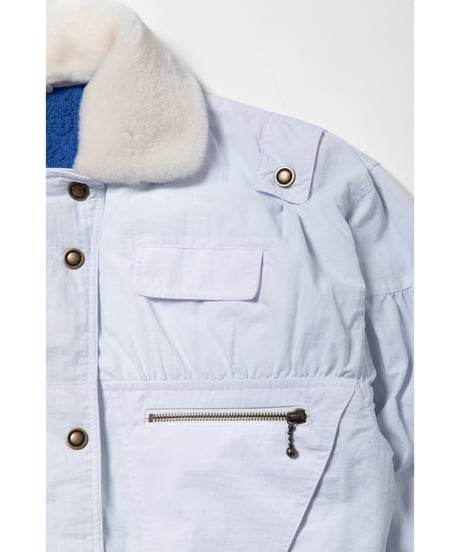 Mickey flight jacket / white