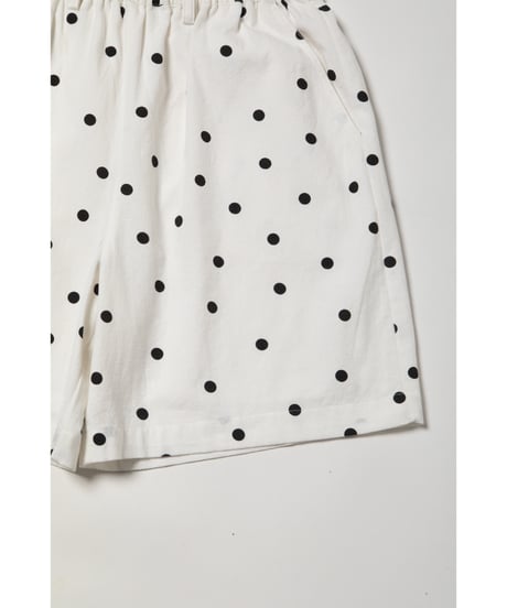 Summer half pants / polka dots