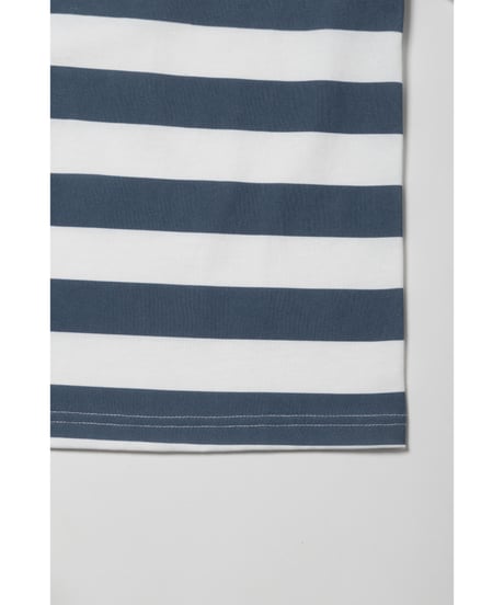 Tos logo stripe Tshirts / navy