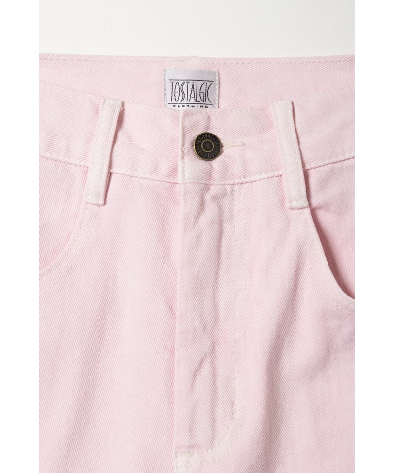 Tostalgic denim pants / pink | Tostalgic Clothing